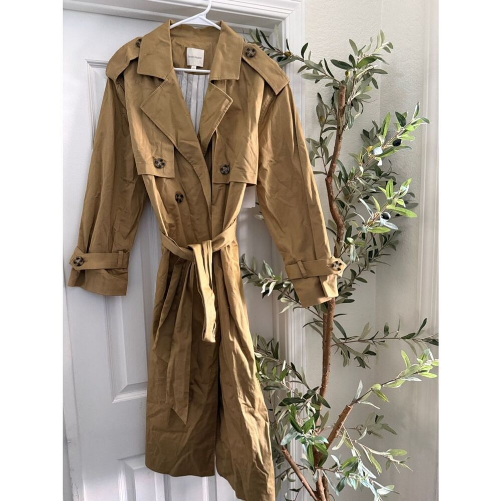 Favorite Daughter Tan Belted Trench Coat - Picture 4 of 6